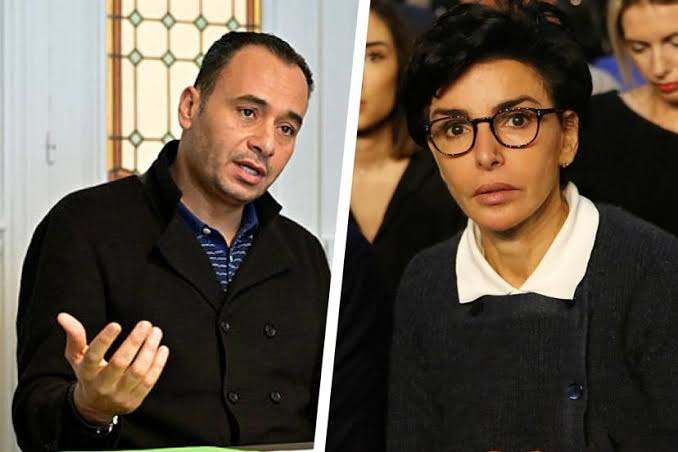 Montage montrant Tayeb Benabderrahmane et Rachida Dati ; Nasser al-Khelaïfi n'apparaît pas
