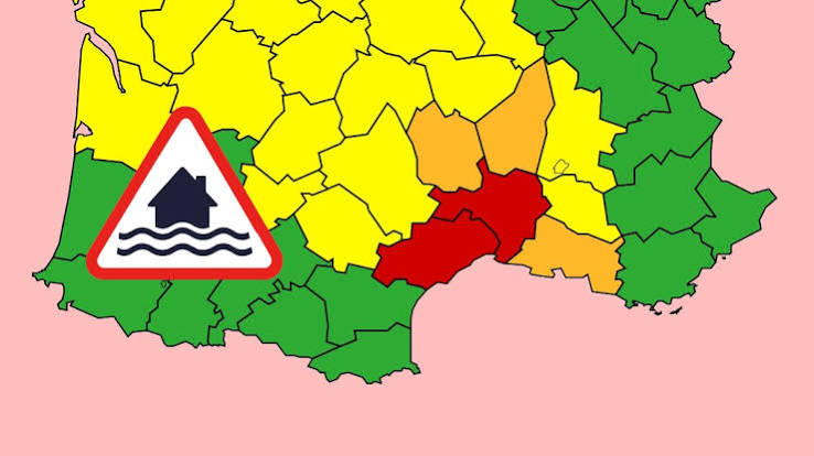 Gard et Hérault placés en vigilance rouge pluie-inondation